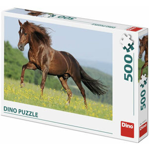 Dino Puzzle Kôň na lúke 500 dielov