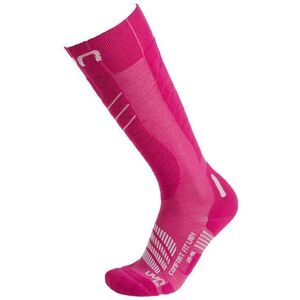 UYN Comfort Fit Womens Socks Pink/White 39-40