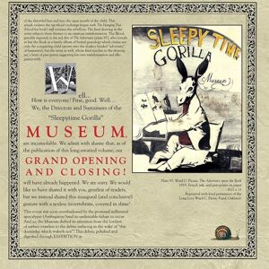 Sleepytime Gorilla Museum Grand Opening And Closing (2 LP) 180 g