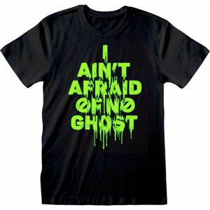 Ghostbusters Tričko Neon Green Text Čierna 2XL