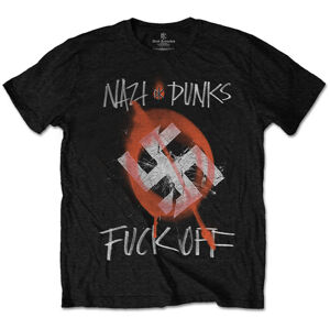 Dead Kennedys Tričko Nazi Punks Biela-Červená-Čierna M