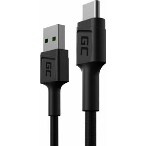 Green Cell KABGC25 PowerStream USB-A - USB-C 30cm Čierna 30 cm USB Kábel