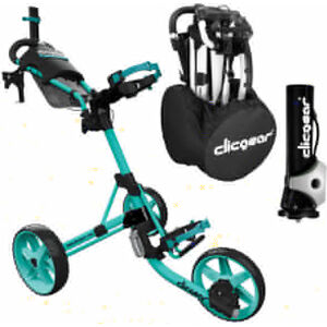 Clicgear Model 4.0 Deluxe SET Soft Teal Manuálny golfový vozík