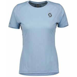 Scott Trail Run SS Womens Shirt Glace Blue L Bežecké tričko s krátkym rukávom