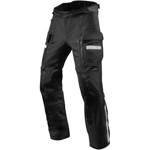 Rev'it! Sand 4 H2O Black XL Skrátené Textilné nohavice