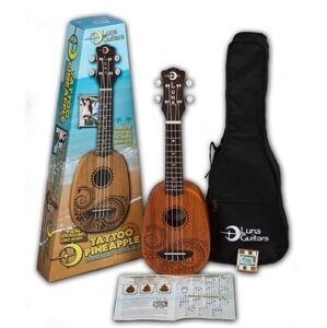 Luna UKE TATTOO Sopránové ukulele Hawaiian Tattoo Design