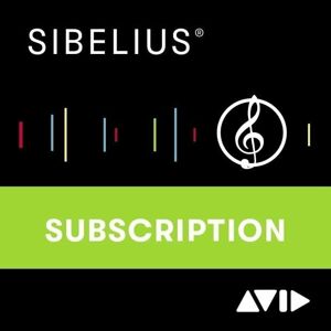 AVID Sibelius 1Y Subscription (Digitálny produkt)