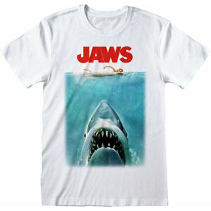 Jaws Tričko Poster Biela 2XL