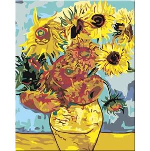 Zuty Maľovanie podľa čísiel Slnečnice (Van Gogh)