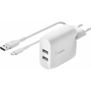 Belkin Dual USB-A Wall Charger with A-mUSB 24W