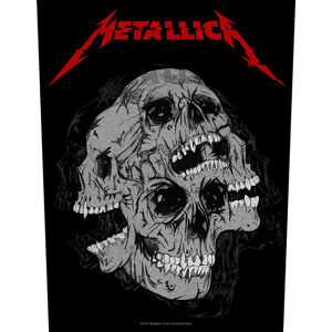 Metallica Skulls Nášivka Čierna