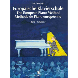 Fritz Emonts Európska klavírna škola 3 plus CD Noty
