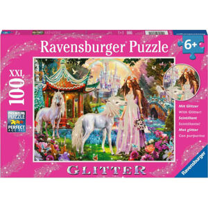 Ravensburger Puzzle Princezná s jednorožcom 100 dielov
