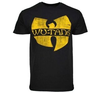 Wu-Tang Clan Tričko Classic Yellow Logo Čierna 2XL