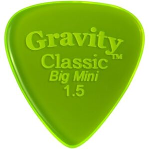 Gravity Picks GCLB15P Classic Big Mini 1.5mm Polished Fl. Green