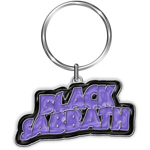 Black Sabbath Logo Kľúčenka Fialová