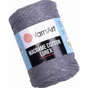 Yarn Art Macrame Cotton Lurex 2 mm 737 Grey