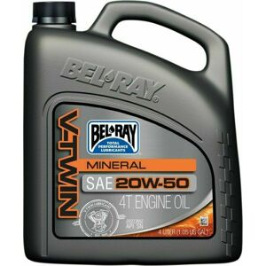 Bel-Ray V-Twin Mineral 20W-50 4L Motorový olej