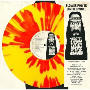 Various Artists - Peace - Love - Music (Limited Edition) (Yellow/Red Marbled Coloured) (LP)