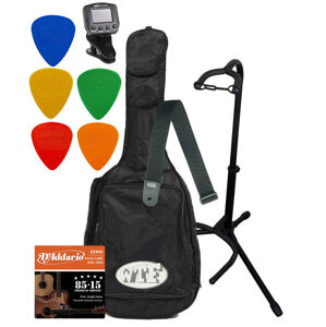 Muziker Acoustic Guitar Accessories Pack Puzdro pre akustickú gitaru Čierna