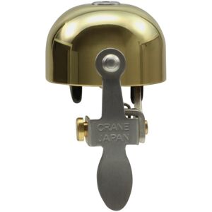 Crane Bell E-Ne Bell Polished Gold 37.0 Cyklistický zvonček