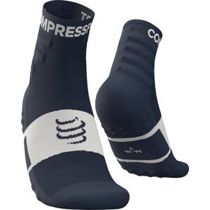 Compressport Training Socks 2-Pack Dress Blues/White T4 Bežecké ponožky