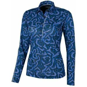 Galvin Green Monica Ventil8+ Women Polo Shirt Surf Blue/Navy/White L