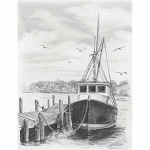 Royal & Langnickel Kreslenie podľa predlohy A4 Rybárska loď