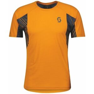 Scott Trail Run SS Mens Shirt Copper Orange/Midnight Blue S Bežecké tričko s krátkym rukávom