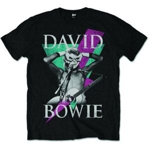 David Bowie Tričko Thunder Čierna 2XL