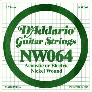 D'Addario NW 064 Samostatná struna pre gitaru