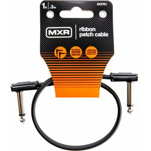 Dunlop MXR DCPR1 Ribbon Patch Cable Čierna 30 cm Zalomený - Zalomený