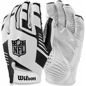 Wilson NFL Stretch Fit Receivers Gloves White/Black Americký futbal