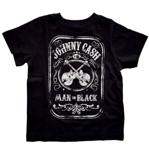 Johnny Cash Tričko Man In Black Čierna 3 roky