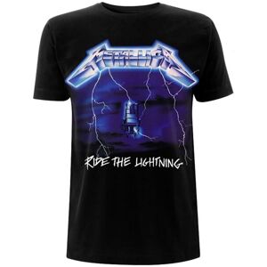 Metallica Tričko Unisex Ride The Lightning Tracks Black S