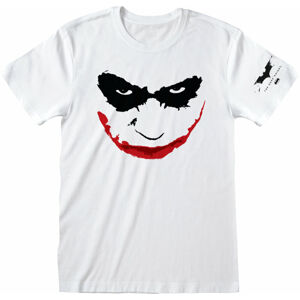 The Dark Knight Tričko Joker Smile Biela S
