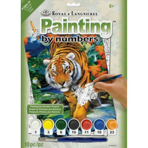 Royal & Langnickel Maľovanie podľa čísel Tiger a motýle