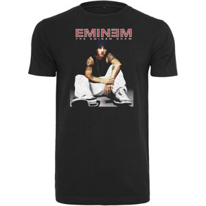 Eminem Tričko Seated Show Čierna L