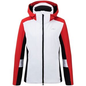 Kjus Laina Womens Ski Jacket White/Fiery Red 40