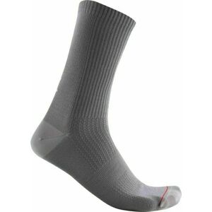 Castelli Bandito Wool 18 Sock Nickel Gray L/XL