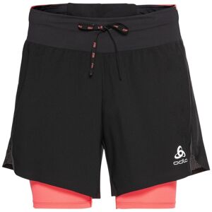 Odlo Axalp Trail 2 in 1 Shorts Black/Siesta S