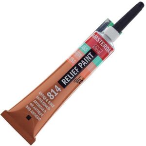 Amsterdam Relief Paint Farba na sklo 20 ml Antique Gold