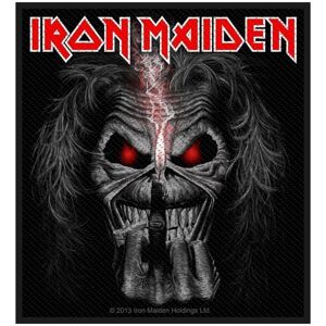 Iron Maiden Eddie Candle Finger Nášivka Čierna