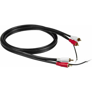 Oehlbach RCA Phono Cable 1,5 m Biela-Červená-Čierna
