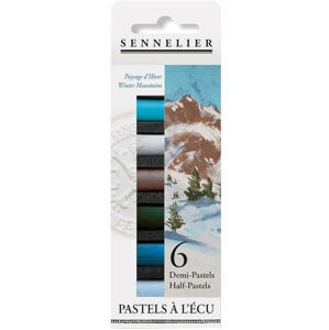 Sennelier Sada suchých pastelov Mountains In Winter 6 ks