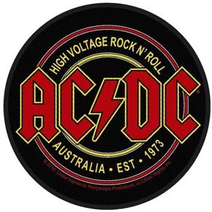 AC/DC High Voltage Rock N Roll Nášivka Červená-Čierna