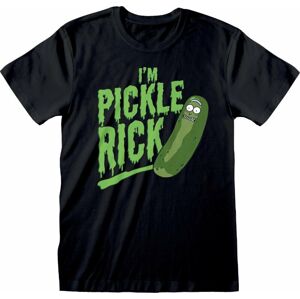 Rick And Morty Tričko Pickle Rick Čierna M