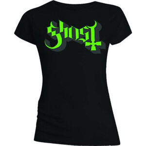 Ghost Tričko Keyline Logo Čierna-Zelená XL