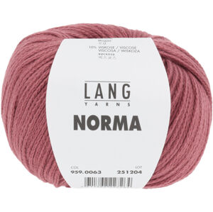 Lang Yarns Norma 0063 Dark Red