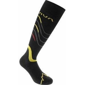 La Sportiva Skialp Socks Black/Yellow S Ponožky